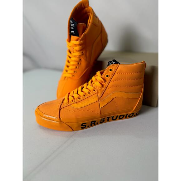 New In Box Vans OTW Sk8-Hi Clash the Wall SR. Studio LA. CA Orange 8 M 9.5 W - Picture 5 of 14